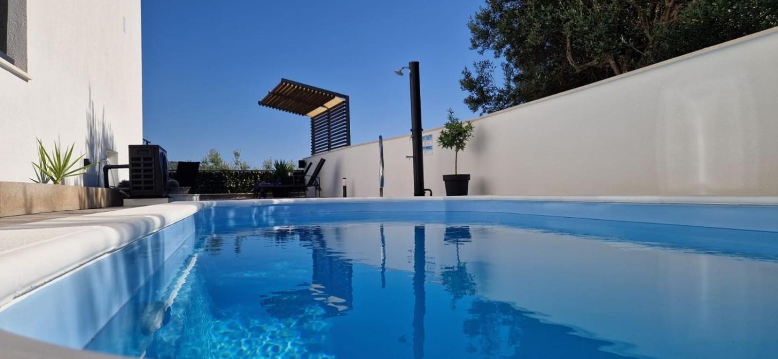 Apartman Marcelina 1 With Private Pool トロギール エクステリア 写真